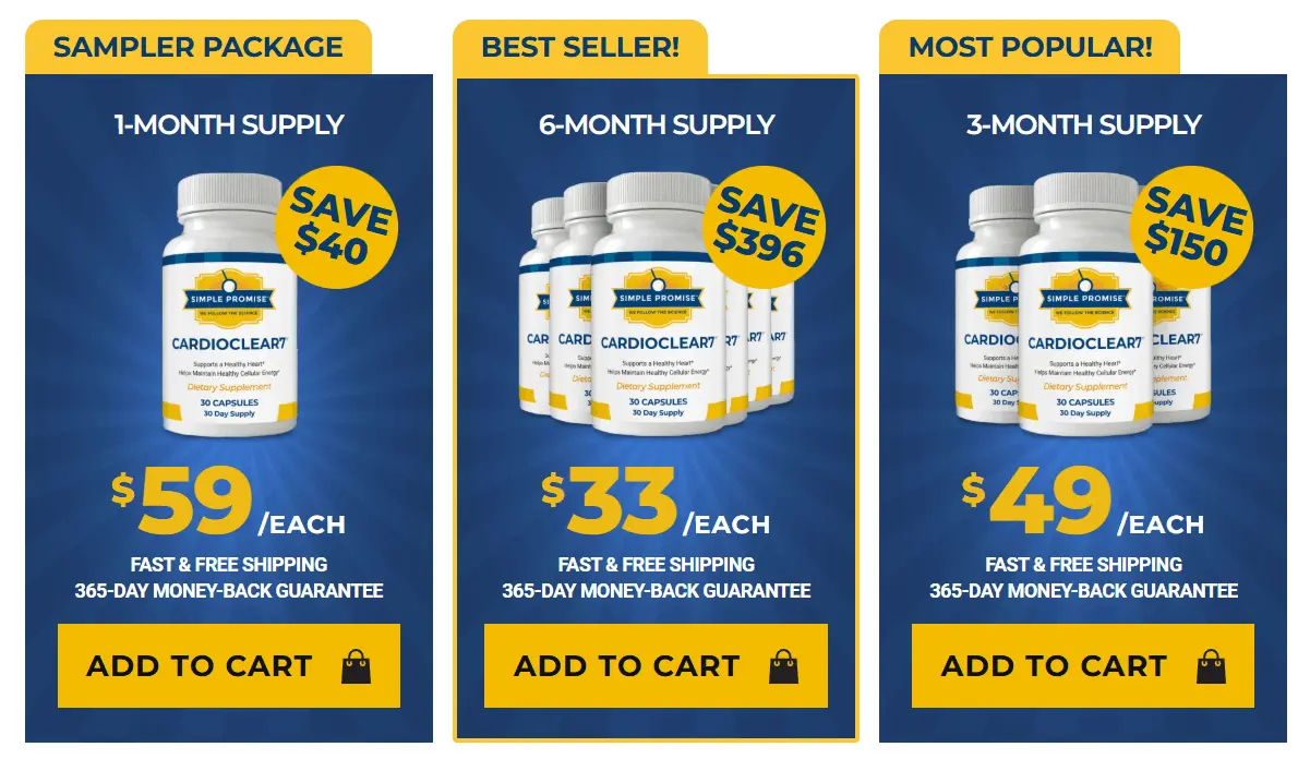 CardioClear7 CardioClear7 price
